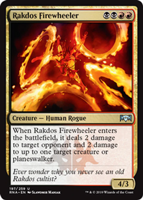 Rakdos Firewheeler - RNA - U