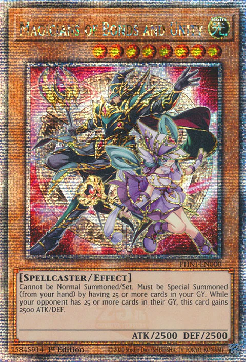 Magicians of Bonds and Unity - PHNI-EN000 - Quarter Century Secret Rare
