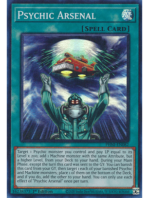 Psychic Arsenal - PHNI-EN082 - Super Rare