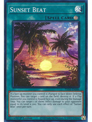 Sunset Beat - PHNI-EN086 - Super Rare