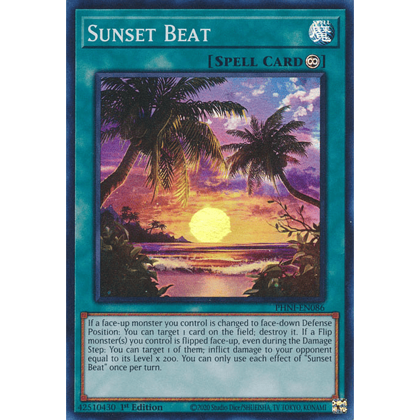 Sunset Beat - PHNI-EN086 - Super Rare