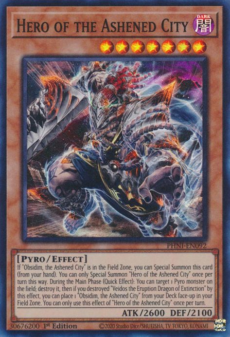 Hero of the Ashened City - PHNI-EN092 - Super Rare 1