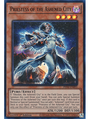 Priestess of the Ashened City - PHNI-EN093 - Ultra Rare