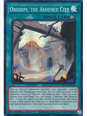 Obsidim, the Ashened City - PHNI-EN094 - Super Rare