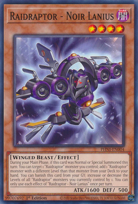 Raidraptor - Noir Lanius - PHNI-EN004 - Common 