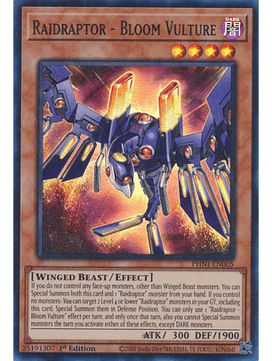 Raidraptor - Bloom Vulture - PHNI-EN005 - Super Rare