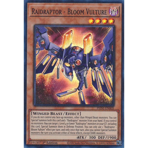 Raidraptor - Bloom Vulture - PHNI-EN005 - Super Rare