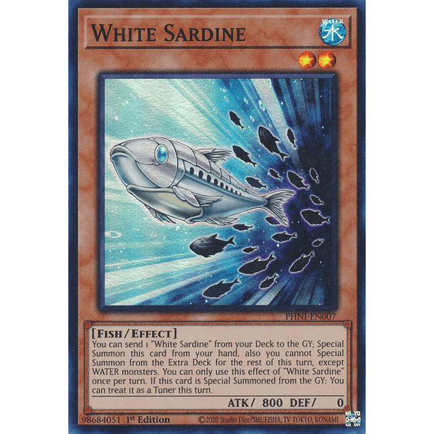 White Sardine - PHNI-EN007 - Super Rare