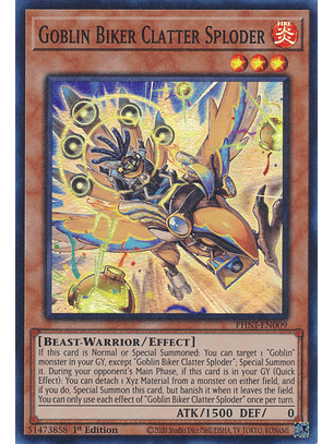 Goblin Biker Clatter Sploder - PHNI-EN009 - Super Rare