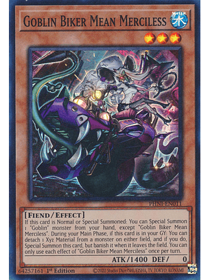 Goblin Biker Mean Merciless - PHNI-EN011 - Super Rare