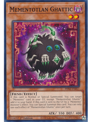 Mementotlan Ghattic - PHNI-EN017 - Common 