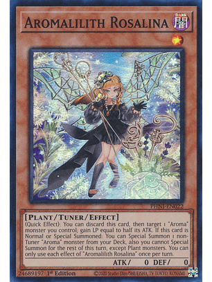 Aromalilith Rosalina - PHNI-EN022 - Super Rare