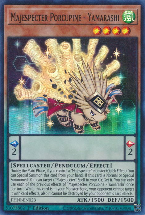 Majespecter Porcupine - Yamarashi - PHNI-EN023 - Super Rare 1