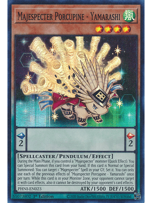 Majespecter Porcupine - Yamarashi - PHNI-EN023 - Super Rare