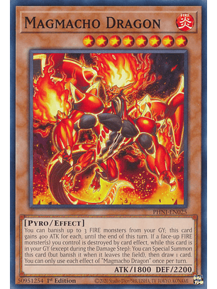 Magmacho Dragon - PHNI-EN025 - Common 