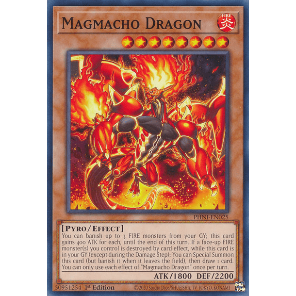Magmacho Dragon - PHNI-EN025 - Common 