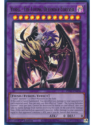 Yubel - The Loving Defender Forever - PHNI-EN038 - Ultra Rare