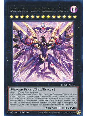 Raidraptor - Rising Rebellion Falcon - PHNI-EN045 - Ultra Rare