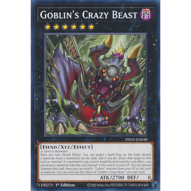 Goblin's Crazy Beast - PHNI-EN048 - Common 