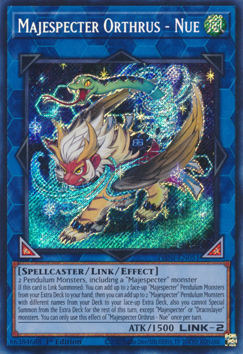 Majespecter Orthrus - Nue - PHNI-EN051 - Secret Rare 1
