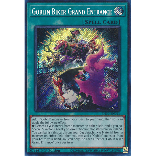 Goblin Biker Grand Entrance - PHNI-EN061 - Secret Rare