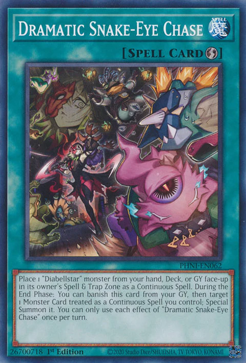 Dramatic Snake-Eye Chase - PHNI-EN062 - Common 