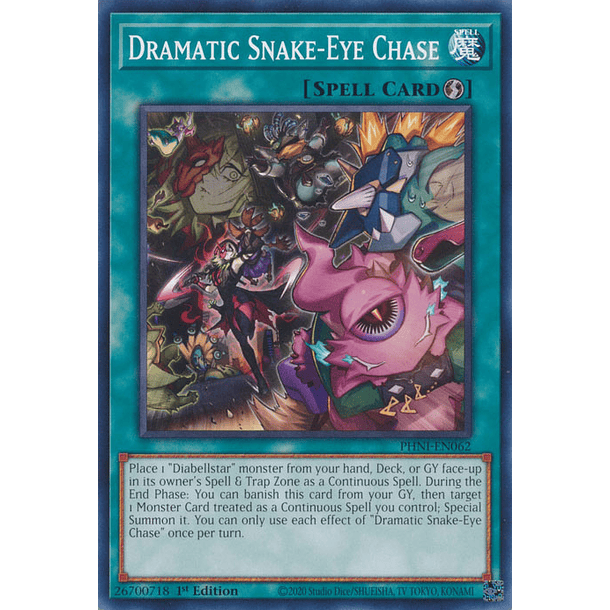 Dramatic Snake-Eye Chase - PHNI-EN062 - Common 