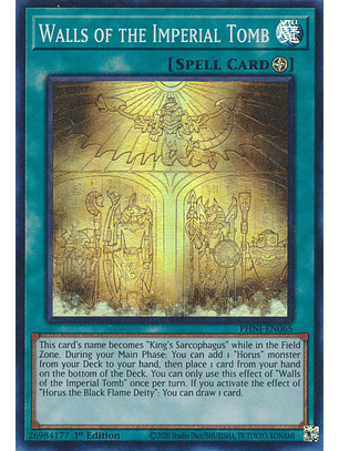 Walls of the Imperial Tomb - PHNI-EN065 - Super Rare