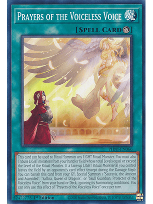 Prayers of the Voiceless Voice - PHNI-EN066 - Common 