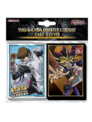 Yugi & Kaiba Quarter Century Card Sleeves C/100