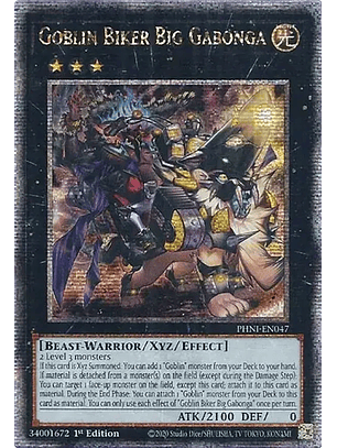 Goblin Biker Big Gabonga - PHNI-EN047 - Quarter Century Secret Rare