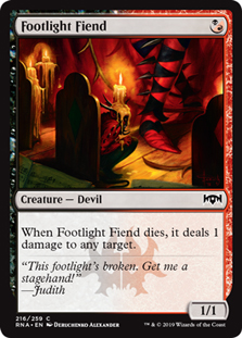 Footlight Fiend - RNA - C  1