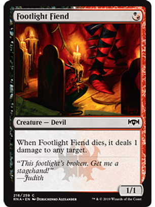 Footlight Fiend - RNA - C 