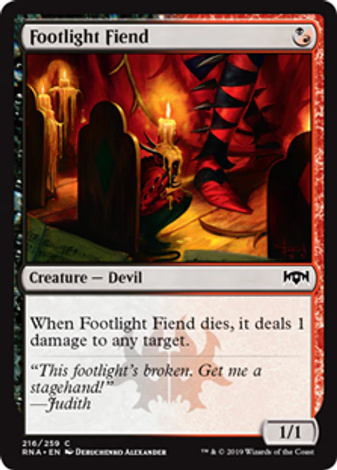 Footlight Fiend - RNA - C 