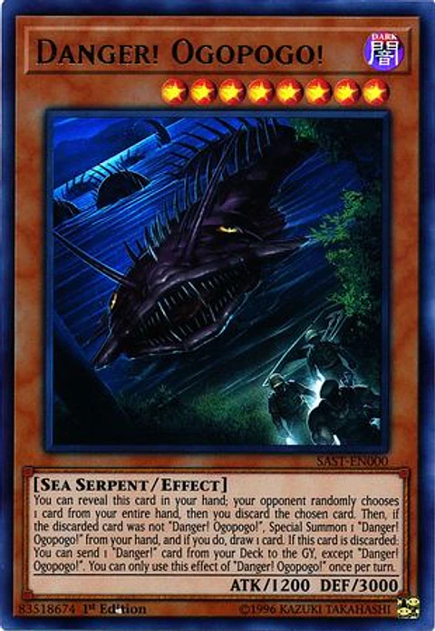 Danger! Ogopogo! - SAST-EN000 - Ultra Rare  
