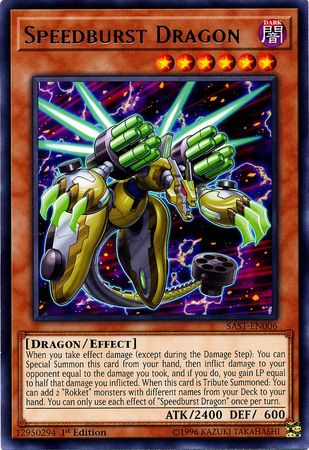 Speedburst Dragon - SAST-EN006 - Rare  1