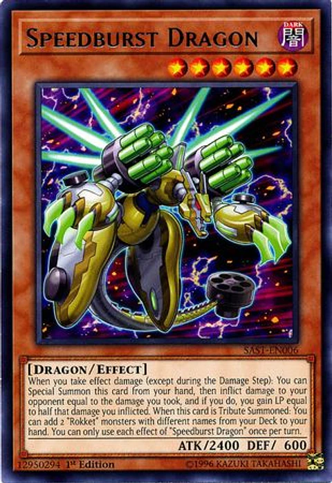 Speedburst Dragon - SAST-EN006 - Rare 