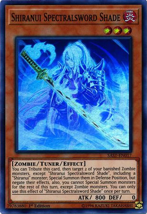 Shiranui Spectralsword Shade - SAST-EN017 - Super Rare