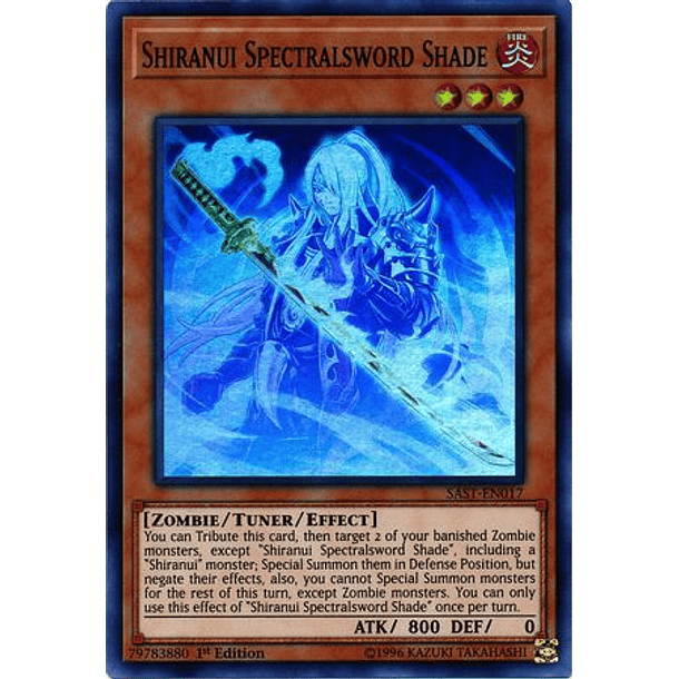 Shiranui Spectralsword Shade - SAST-EN017 - Super Rare