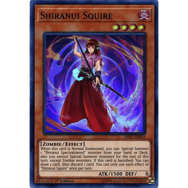Shiranui Squire - SAST-EN019 - Super Rare