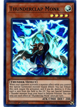 Thunderclap Monk - SAST-EN026 - Super Rare