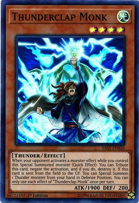 Thunderclap Monk - SAST-EN026 - Super Rare