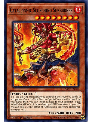 Cataclysmic Scorching Sunburner - SAST-EN028 - Common