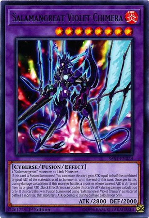 Salamangreat Violet Chimera - SAST-EN034 - Rare 