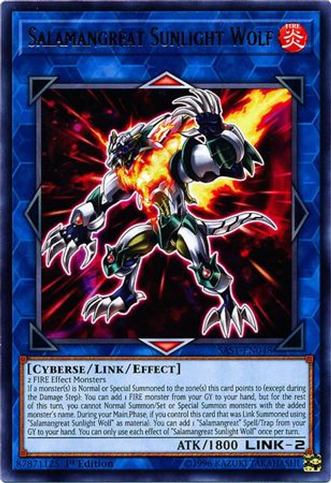 Salamangreat Sunlight Wolf - SAST-EN048 - Rare 