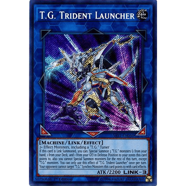 T.G. Trident Launcher - SAST-EN050 - Secret Rare