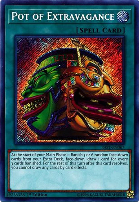 Pot of Extravagance - SAST-EN067 - Secret Rare 