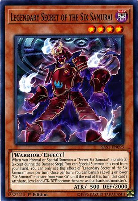 Legendary Secret of the Six Samurai - SAST-EN093 - Common 