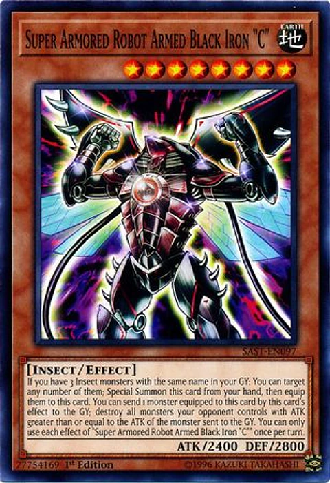 Super Armored Robot Armed Black Iron "C" - SAST-EN097 - Common 