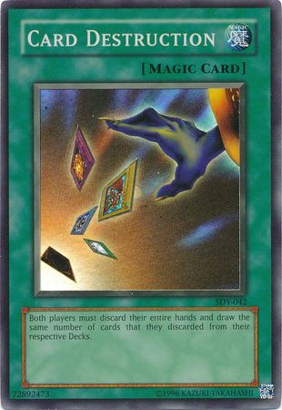 Card Destruction - SDY-E038 - Super Rare  1